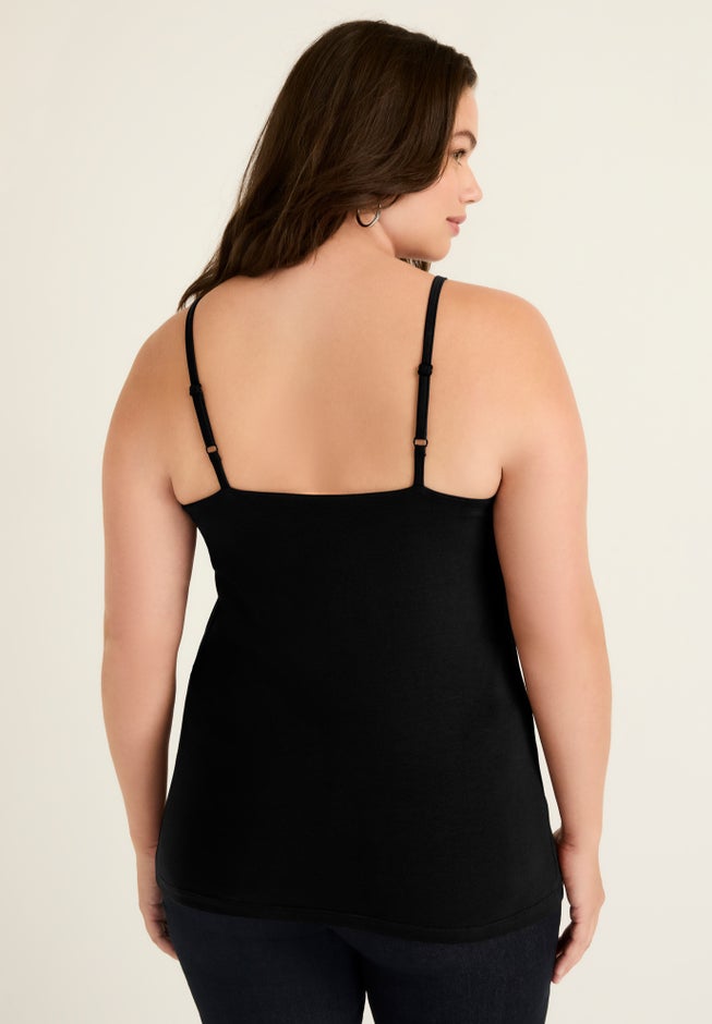 Lace-Trim Bra Cami image number 1