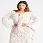 Lace Keyhole Maxi Dress image number null