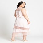  Mixed Lace Sleeveless Dress image number null