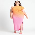 Ombre Sweater Dress image number null