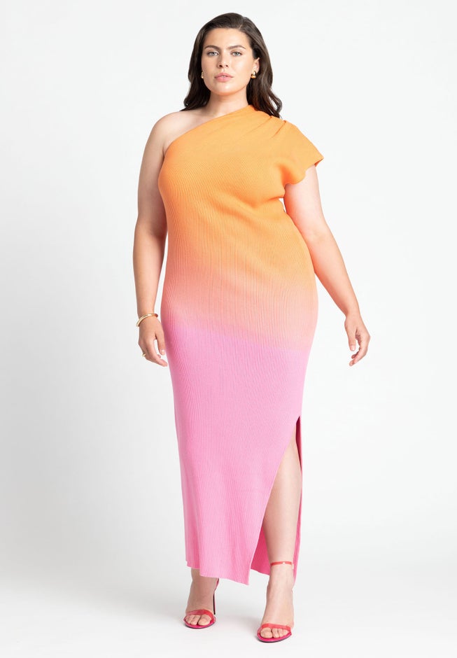 Ombre Sweater Dress image number null