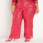 Heart Sequin Trousers image number null