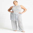 Metallic Crochet Pant image number null