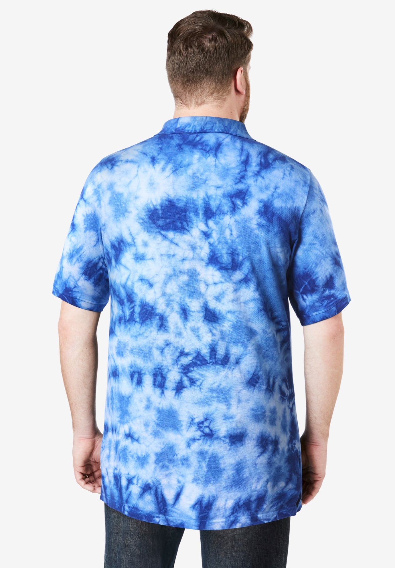 Shrink-Less&trade; Longer-Length Cotton Polo Shirt image number 1