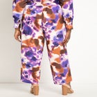 Printed Satin Pant image number null