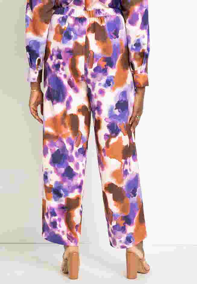 Printed Satin Pant image number 2