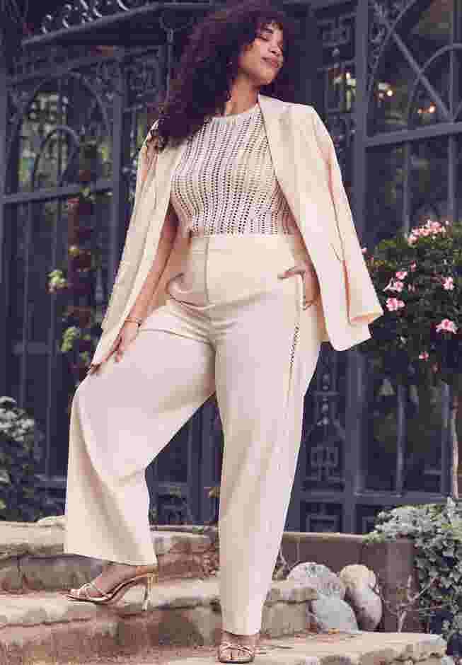 Crochet Detail Pant image number 3