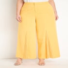 Pleat Detail Wide Leg Pant image number null