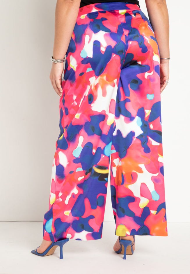 Printed Wide Leg Pant image number 2