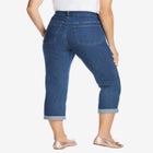 Stretch Denim Five-Pocket Girlfriend Jeans image number null