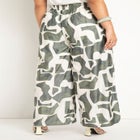 Pull On Wide Leg Pant with Slit Hem image number null