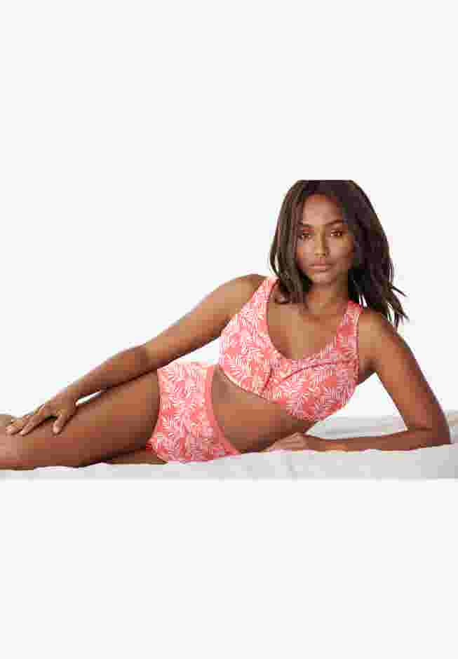 Cotton Back-Close Wireless Bra image number 5
