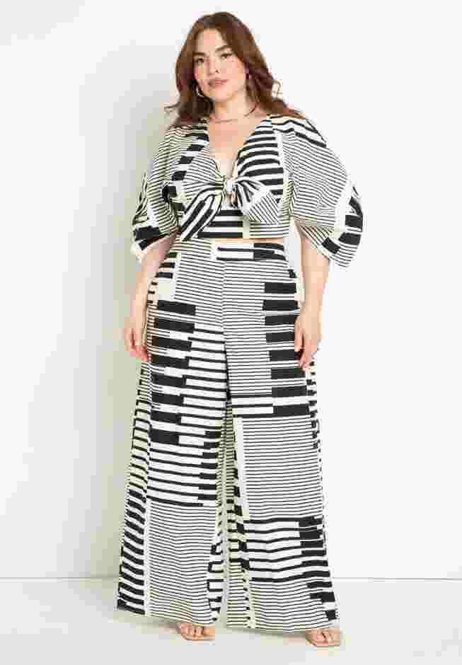 Wide Leg Printed Pant image number 0