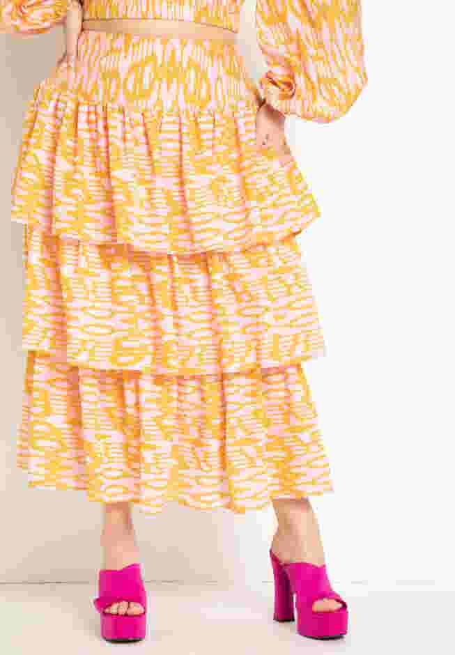 Organdy Tiered Skirt image number 1