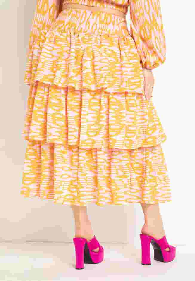 Organdy Tiered Skirt image number 2