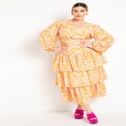 Organdy Tiered Skirt image number null