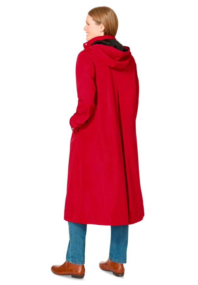 Long A-line Raincoat image number 1