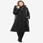 Long A-line Raincoat with Packable Hood image number 0