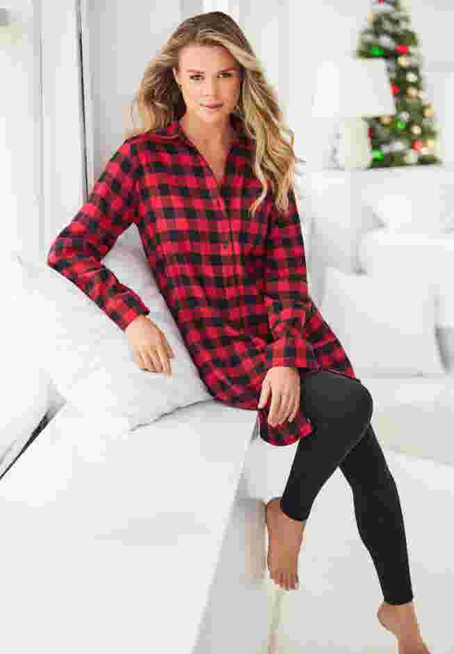 Plaid PJ Set  image number 4