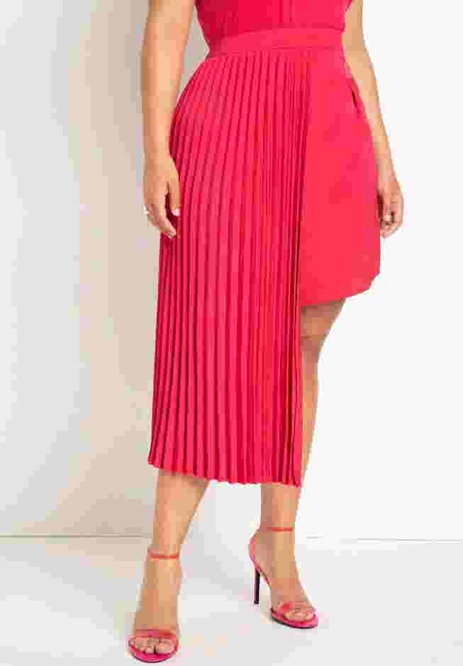 Asymmetrical Pleated Skirt image number 2