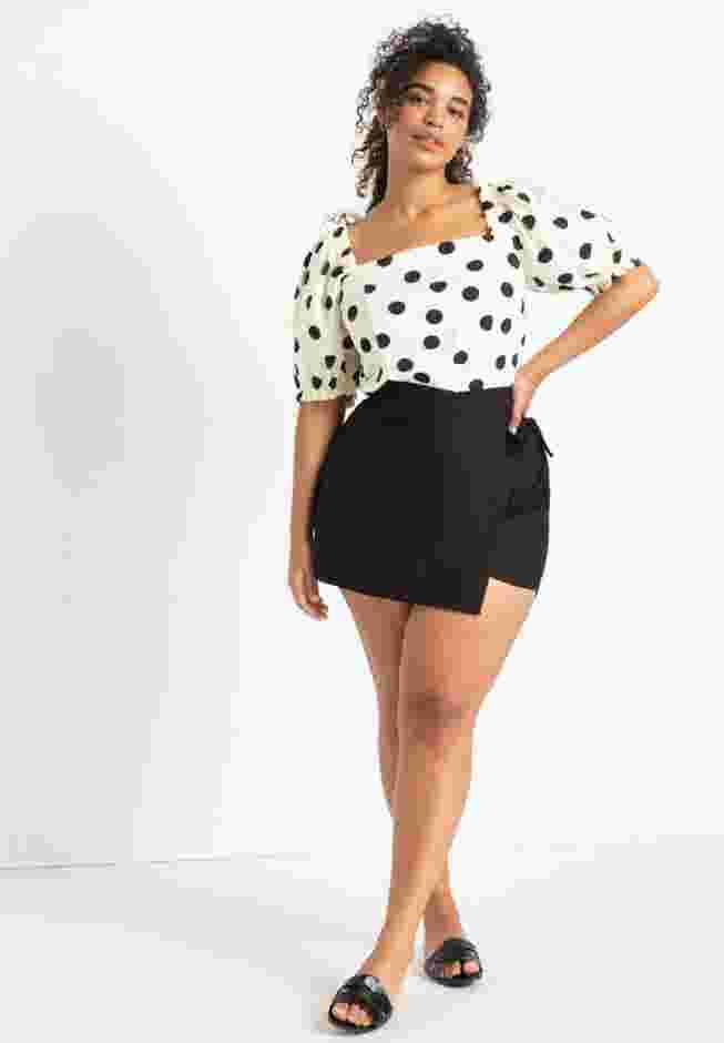 Wrap Front Mini Skort image number 0