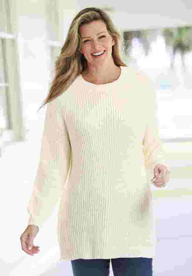 Shaker Crewneck Pullover image number 4