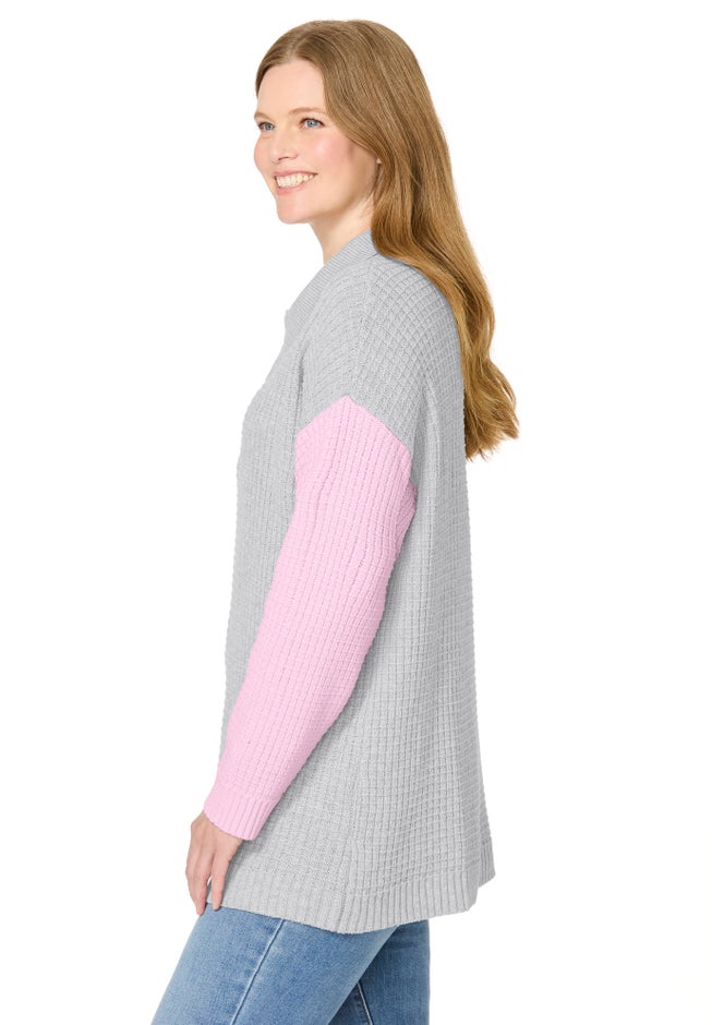 Waffle Polo Sweater image number 2