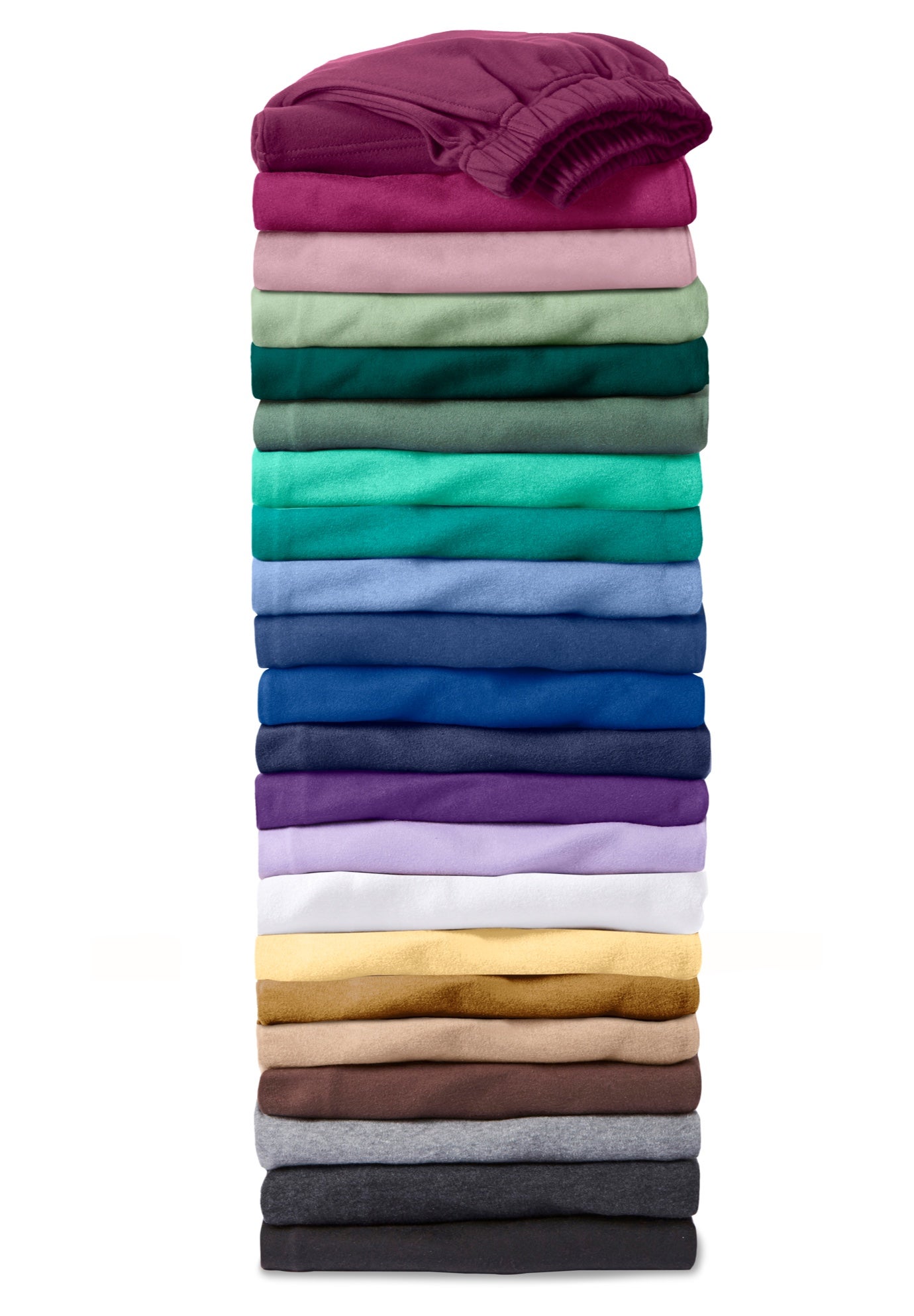 7-Day Straight-Leg Elastic-Waist Stretchy Knit Pant image number 5