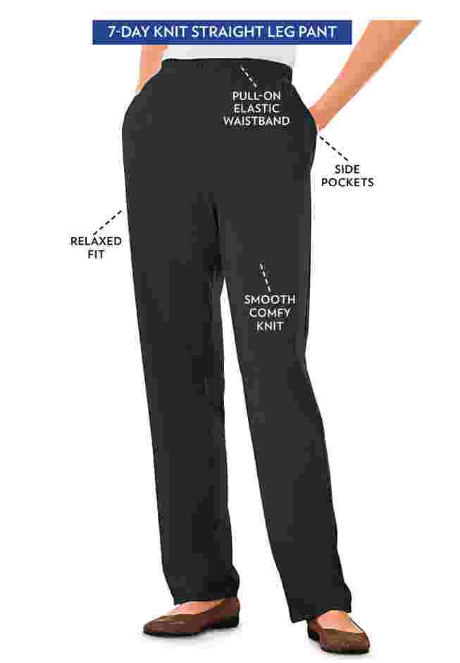 7-Day Knit Straight Leg Pant image number 0