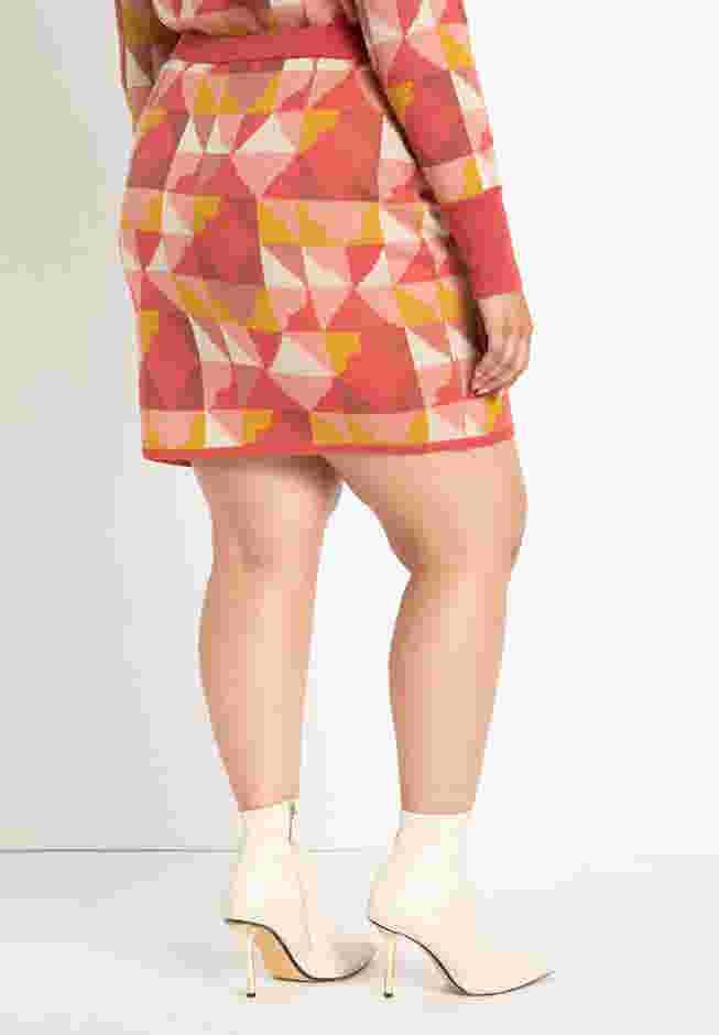 Intarsia Sweater Mini Skirt image number 2