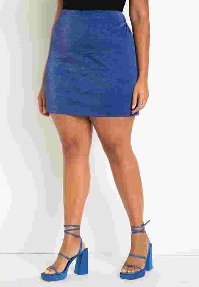 Lurex Mini Skirt image number 0