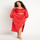 Maxi Skirt With Slit image number null