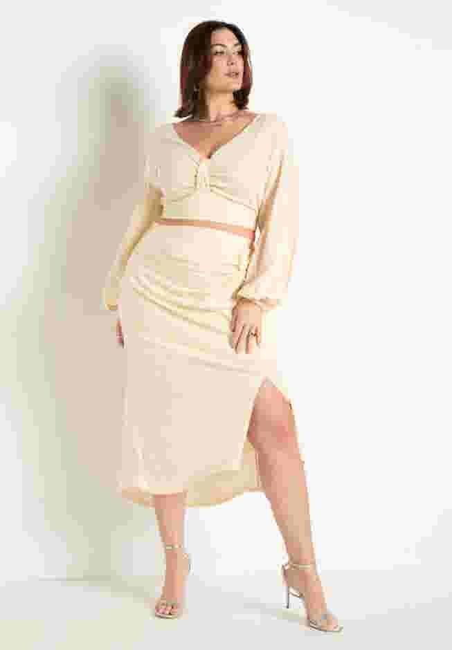 Twist Detail Sarong Midi Skirt image number 0