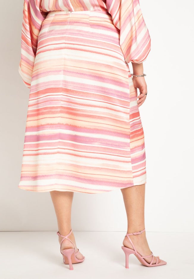 Ruched Midi Skirt image number 2