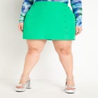 Button Detail Mini Skirt image number null