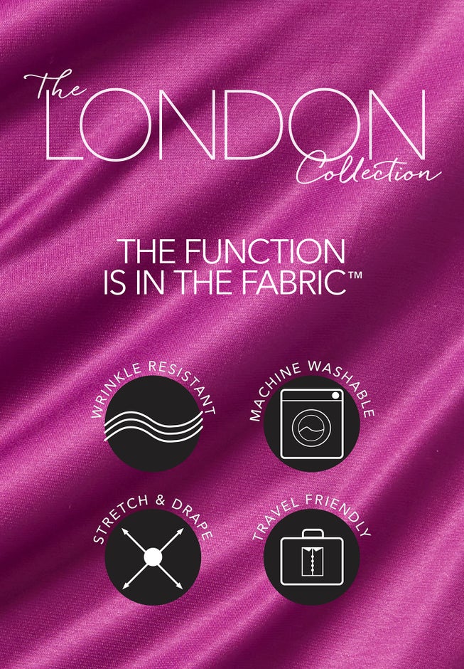 Stretch Knit Faux Wrap Maxi Dress image number 1