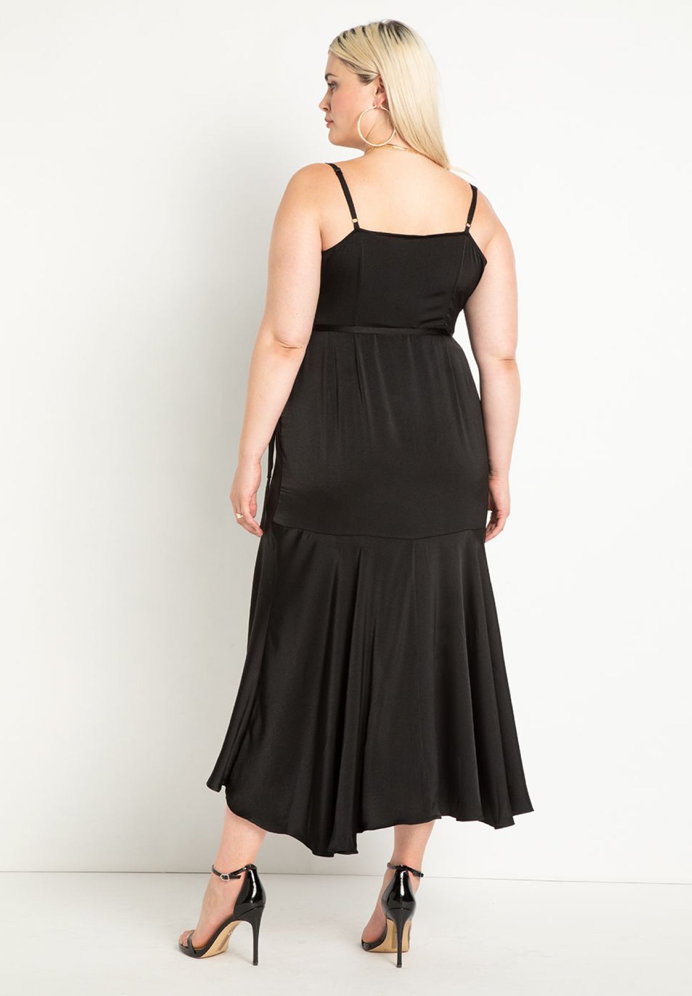 Ruffle Satin Dress image number 2