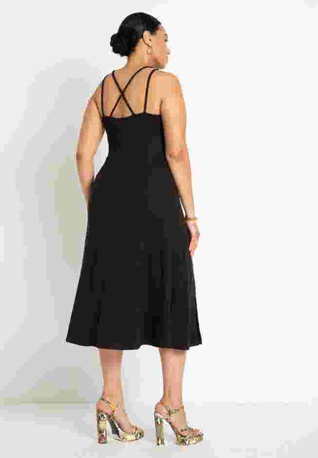 Knit Dress With Slit image number 2