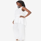 2-Piece Wide-Leg Pant Set image number null