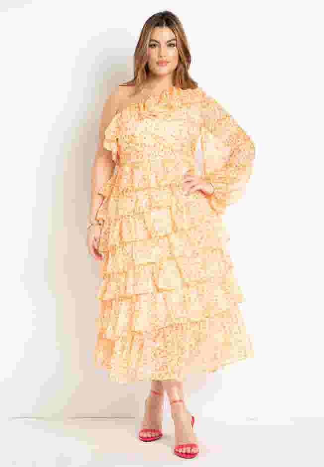 Chiffon Ruffled Dress image number 0