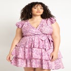 Ruffle Tiered Mini Dress image number null