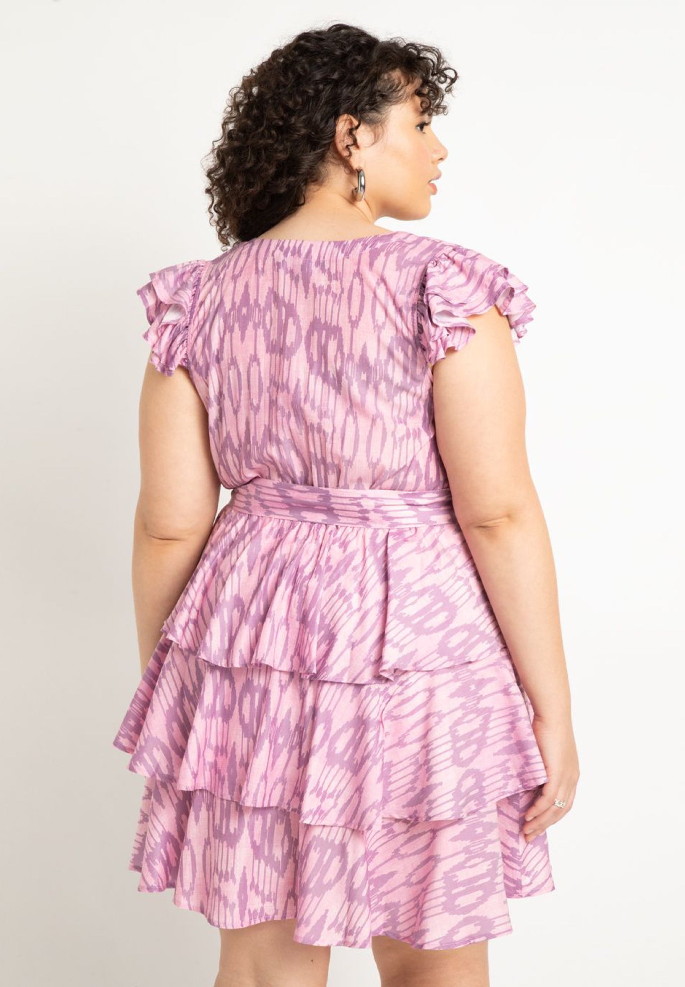 Ruffle Tiered Mini Dress image number 2