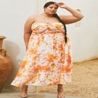 Printed Halter Dress image number null