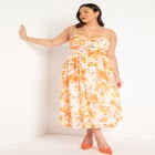 Printed Halter Dress image number null