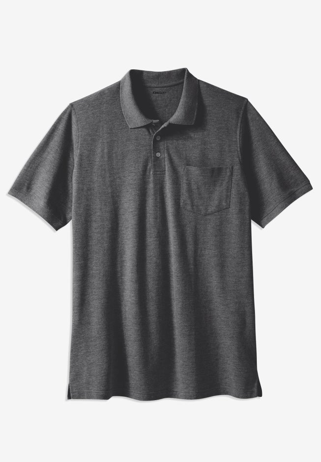 Longer-Length Shrink-Less™ Cotton Polo image number 0