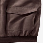 Microsuede Bomber Jacket image number null