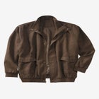 Microsuede Bomber Jacket image number null