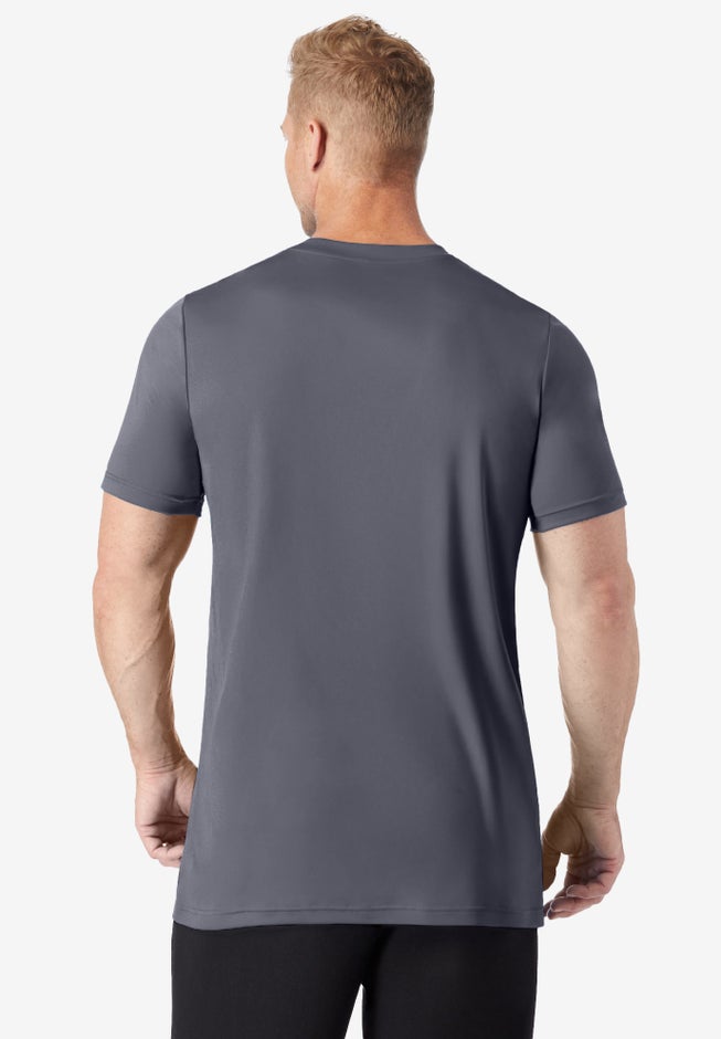 No Sweat Longer-Length Short Sleeve Crewneck Tee image number 1