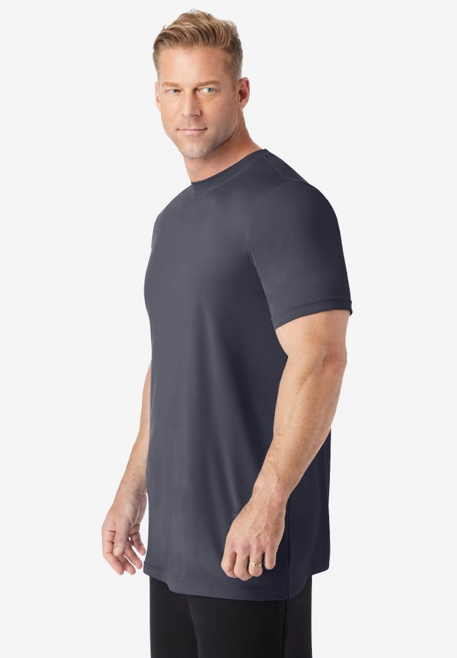 No Sweat Longer-Length Short Sleeve Crewneck Tee image number 2