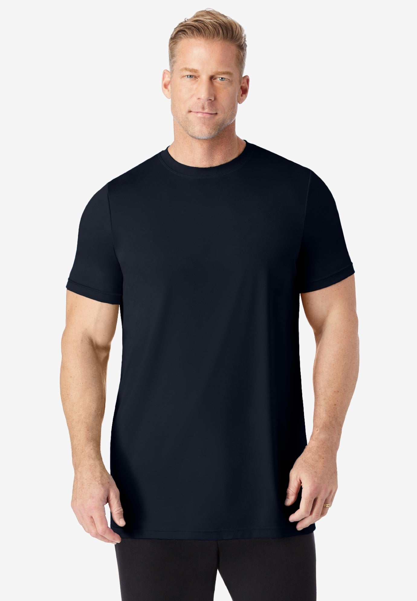 No Sweat Longer-Length Short Sleeve Crewneck Tee image number 0